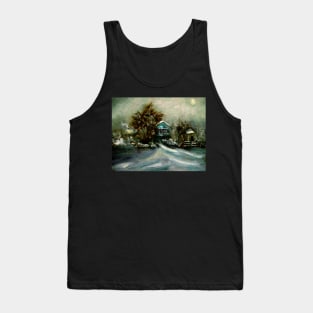 Snow-Lit Midnight Tank Top